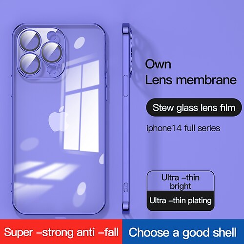 Phone Case For Apple Back Cover iPhone 14 13 12 11 Pro Max Plus Bumper Frame Plating Four Corners Drop Resistance Transparent TPU
Phone Case For Apple Back Cover iPhone 14 13 12 11 Pro Max Plus Bumper Frame Plating Four Corners Drop Resistance Transparent TPU