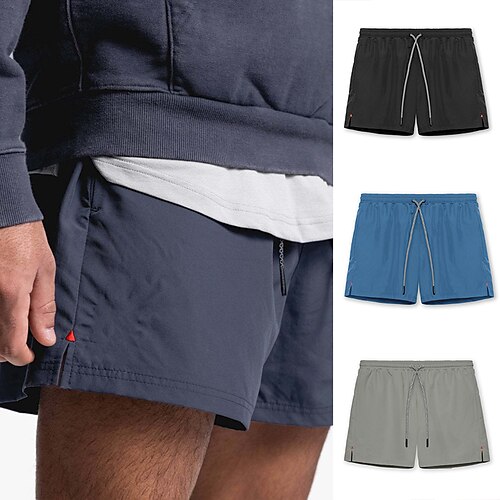 Men's Shorts Running Shorts Gym Shorts Drawstring Elastic Waist Solid Colored Comfort Breathable Short Casual Daily Beach Fashion Streetwear Black Blue Micro-elastic
Men's Shorts Running Shorts Gym Shorts Drawstring Elastic Waist Solid Colored Comfort Breathable Short Casual Daily Beach Fashion Streetwear Black Blue Micro-elastic