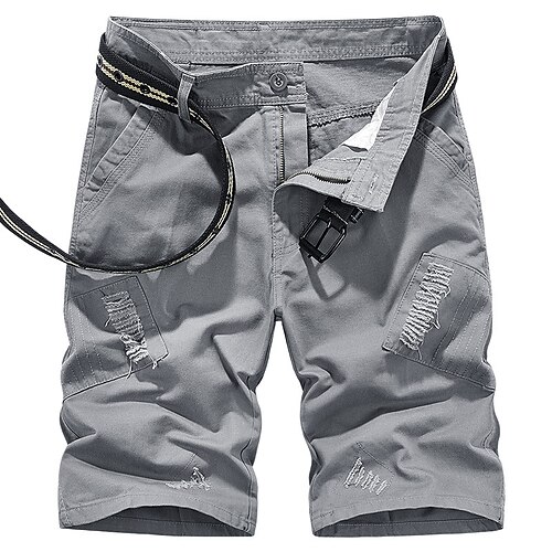 Men's Cargo Shorts Shorts Zipper Pocket Solid Color Daily Holiday 100% Cotton Streetwear Stylish ArmyGreen Black Inelastic
Men's Cargo Shorts Shorts Zipper Pocket Solid Color Daily Holiday 100% Cotton Streetwear Stylish ArmyGreen Black Inelastic