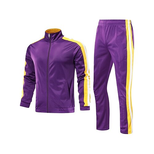 Herre Dame Joggedress sweatsuit 2 deler Full glidelås Avslappet Vinter Langermet Hold Varm Pustende Fukttransport Trening Treningsøkt Løp Sports Sportsklær Fargeblokk Svart Grønn Lilla
Herre Dame Joggedress sweatsuit 2 deler Full glidelås Avslappet Vinter Langermet Hold Varm Pustende Fukttransport Trening Treningsøkt Løp Sports Sportsklær Fargeblokk Svart Grønn Lilla