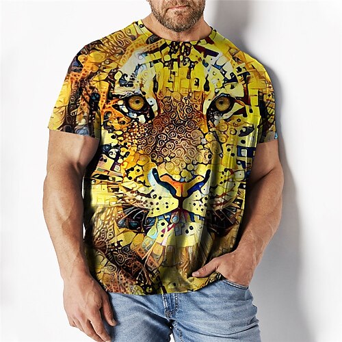 Per uomo Plus Size maglietta Grande e alto Pop art Girocollo Manica corta Primavera estate Essenziale Di tendenza Streetwear Comodo Informale Sport Top
Per uomo Plus Size maglietta Grande e alto Pop art Girocollo Manica corta Primavera estate Essenziale Di tendenza Streetwear Comodo Informale Sport Top