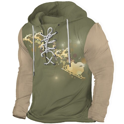 Inspired by Christmas Santa Claus Reindeer Hoodie Anime Cartoon Anime Classic Street Style Hoodie For Men's Women's Unisex Adults' 3D Print 100% Polyester Casual Daily
Inspired by Christmas Santa Claus Reindeer Hoodie Anime Cartoon Anime Classic Street Style Hoodie For Men's Women's Unisex Adults' 3D Print 100% Polyester Casual Daily