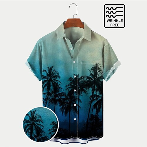 Men's Shirt Aloha Shirt Coconut Tree Graphic Prints Turndown Blue 3D Print Outdoor Street Short Sleeves Button-Down Print Clothing Apparel Tropical Fashion Casual Hawaiian
Men's Shirt Aloha Shirt Coconut Tree Graphic Prints Turndown Blue 3D Print Outdoor Street Short Sleeves Button-Down Print Clothing Apparel Tropical Fashion Casual Hawaiian