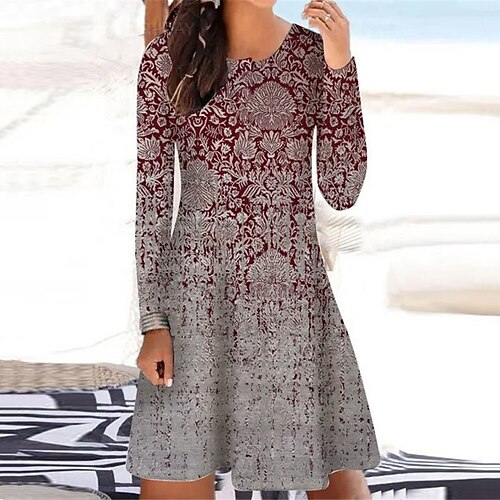 Women's Casual Dress T Shirt Dress Tee Dress Shift Dress Mini Dress Blue Red Long Sleeve Floral Pocket Winter Fall Spring Crew Neck Fashion Daily 2022 S M L XL XXL 3XL
Women's Casual Dress T Shirt Dress Tee Dress Shift Dress Mini Dress Blue Red Long Sleeve Floral Pocket Winter Fall Spring Crew Neck Fashion Daily 2022 S M L XL XXL 3XL