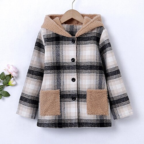 Kids Girls' Fleece Jacket Plaid Active Casual Coat Outerwear 5-12 Years Winter Camel
Kids Girls' Fleece Jacket Plaid Active Casual Coat Outerwear 5-12 Years Winter Camel