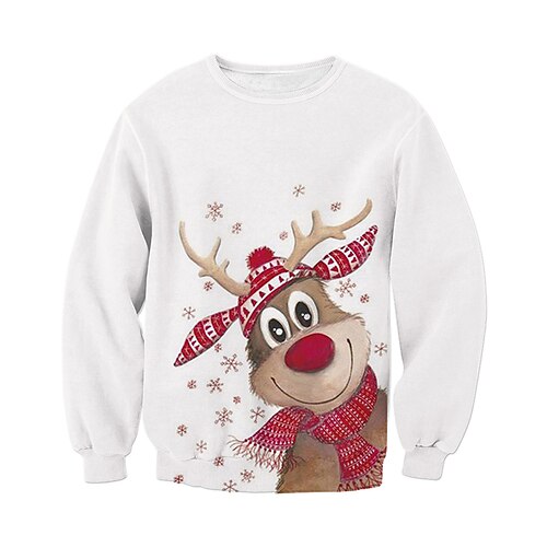Kids Boys Ugly Christmas Sweatshirt Pullover Animal Elk Long Sleeve Crewneck Children Top Casual Sweatshirt Pullover Fashion Cute Khaki White Winter 7-13 Years
Kids Boys Ugly Christmas Sweatshirt Pullover Animal Elk Long Sleeve Crewneck Children Top Casual Sweatshirt Pullover Fashion Cute Khaki White Winter 7-13 Years