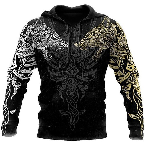 Inspired by Vikings Warriors Viking Tattoo Hoodie Cartoon Manga Anime Front Pocket Graphic Hoodie For Men's Women's Unisex Adults' 3D Print 100% Polyester Casual Daily
Inspired by Vikings Warriors Viking Tattoo Hoodie Cartoon Manga Anime Front Pocket Graphic Hoodie For Men's Women's Unisex Adults' 3D Print 100% Polyester Casual Daily