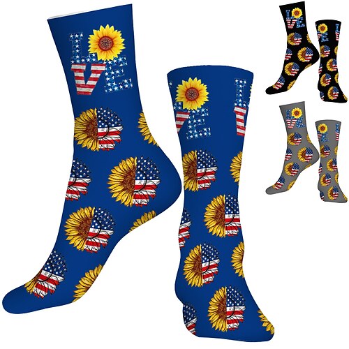Socks Compression Socks Cycling Socks Athletic Socks Funny Socks Novelty Socks Men's Women's Bike / Cycling Breathable Anatomic Design Wearable 1 Pair Floral Botanical American / USA Cotton Black
Socks Compression Socks Cycling Socks Athletic Socks Funny Socks Novelty Socks Men's Women's Bike / Cycling Breathable Anatomic Design Wearable 1 Pair Floral Botanical American / USA Cotton Black