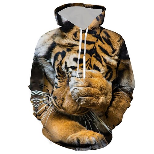Men's Pullover Hoodie Sweatshirt Green Blue Orange Gray Hooded Animal Tiger Graphic Prints Print Daily Sports 3D Print Basic Streetwear Designer Spring & Fall Clothing Apparel Hoodies Sweatshirts
Men's Pullover Hoodie Sweatshirt Green Blue Orange Gray Hooded Animal Tiger Graphic Prints Print Daily Sports 3D Print Basic Streetwear Designer Spring & Fall Clothing Apparel Hoodies Sweatshirts