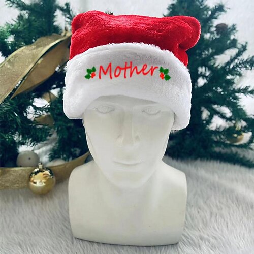 Christmas Santa Claus Hat Men's Funny Christmas Festival / Holiday mom plush hat / dad stuffed hat / kids plush hat Men's Women's Easy Carnival Costumes
Christmas Santa Claus Hat Men's Funny Christmas Festival / Holiday mom plush hat / dad stuffed hat / kids plush hat Men's Women's Easy Carnival Costumes
