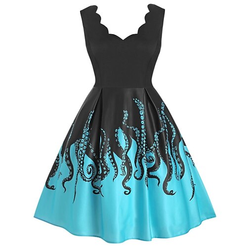 Vintage Inspired Dress Women's Costume Vintage Cosplay Halloween Sleeveless Knee Length Halloween
Vintage Inspired Dress Women's Costume Vintage Cosplay Halloween Sleeveless Knee Length Halloween