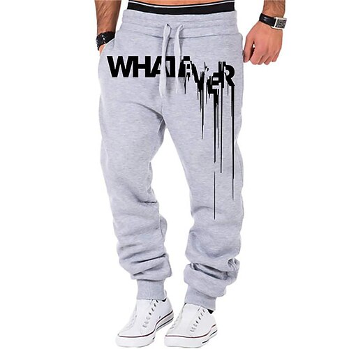 Men's Sweatpants Joggers Trousers Drawstring Elastic Waist Print Graphic Prints Comfort Sports Outdoor Casual Daily Cotton Blend Streetwear Designer Black Grey Micro-elastic
Men's Sweatpants Joggers Trousers Drawstring Elastic Waist Print Graphic Prints Comfort Sports Outdoor Casual Daily Cotton Blend Streetwear Designer Black Grey Micro-elastic