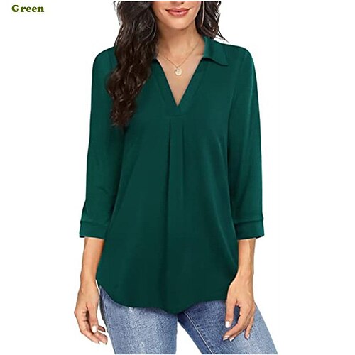 Aliexpress amazon wish 2021 nouvelle chemise en mousseline de soie pour femmes européennes et américaines lâche col en v manches trois-quarts chemise haut
Aliexpress amazon wish 2021 nouvelle chemise en mousseline de soie pour femmes européennes et américaines lâche col en v manches trois-quarts chemise haut
