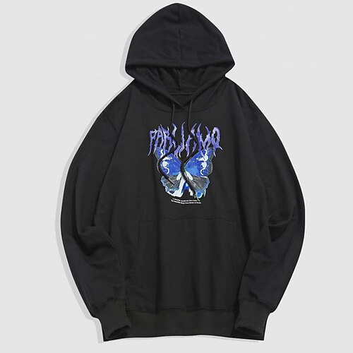 Men's Hoodie Black Beige White Hooded Graphic Butterfly Print Sports Outdoor Sports Streetwear Hot Stamping Basic Streetwear Casual Winter Fall Clothing Apparel Hoodies Sweatshirts
Men's Hoodie Black Beige White Hooded Graphic Butterfly Print Sports Outdoor Sports Streetwear Hot Stamping Basic Streetwear Casual Winter Fall Clothing Apparel Hoodies Sweatshirts