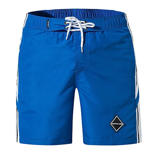 Men's Swim Shorts Swim Trunks Board Shorts Drawstring Elastic Waist Patchwork Comfort Breathable Short Casual Daily Beach Fashion Streetwear Black Blue Micro-elastic
Men's Swim Shorts Swim Trunks Board Shorts Drawstring Elastic Waist Patchwork Comfort Breathable Short Casual Daily Beach Fashion Streetwear Black Blue Micro-elastic
