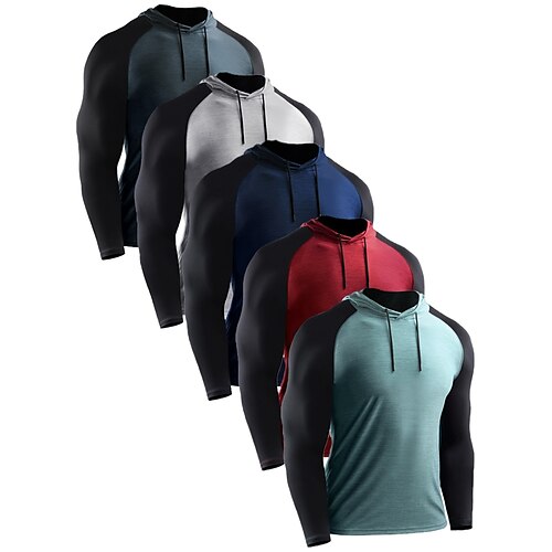 Men's Workout Shirt Running Shirt Patchwork Long Sleeve Top Athletic Athleisure Winter Breathable Quick Dry Soft Running Jogging Training Sportswear Activewear Color Block Light Green Dark Green
Men's Workout Shirt Running Shirt Patchwork Long Sleeve Top Athletic Athleisure Winter Breathable Quick Dry Soft Running Jogging Training Sportswear Activewear Color Block Light Green Dark Green