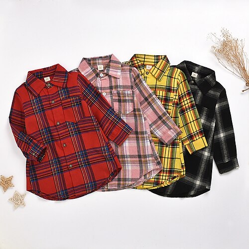 Toddler Boys Coat Outerwear Plaid Long Sleeve Coat Outdoor Adorable Daily Black Pink Yellow Winter Fall 7-13 Years
Toddler Boys Coat Outerwear Plaid Long Sleeve Coat Outdoor Adorable Daily Black Pink Yellow Winter Fall 7-13 Years