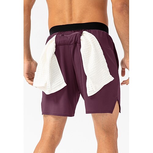 Men's Running Shorts Athletic Shorts Side Pockets Towel Loop Shorts Outdoor Athleisure Spandex Breathable Quick Dry Soft Fitness Gym Workout Running Sportswear Activewear Solid Colored Black Burgundy
Men's Running Shorts Athletic Shorts Side Pockets Towel Loop Shorts Outdoor Athleisure Spandex Breathable Quick Dry Soft Fitness Gym Workout Running Sportswear Activewear Solid Colored Black Burgundy
