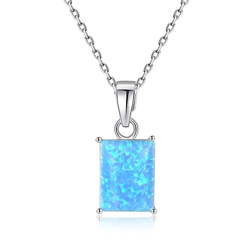 Halskjede Hvit Opal S925 sterlingsølv Dame Mote Enkel geometriske Selvlysende Fargerik Geometrisk Form Halskjeder Til Bryllup Engasjement
Halskjede Hvit Opal S925 sterlingsølv Dame Mote Enkel geometriske Selvlysende Fargerik Geometrisk Form Halskjeder Til Bryllup Engasjement