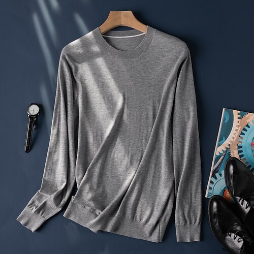 Men's Pullover Sweater Jumper Cashmere Sweater Knit Cropped Knitted Solid Color Crewneck Keep Warm Modern Contemporary Work Daily Wear Clothing Apparel Fall & Winter Camel Green M L XL
Men's Pullover Sweater Jumper Cashmere Sweater Knit Cropped Knitted Solid Color Crewneck Keep Warm Modern Contemporary Work Daily Wear Clothing Apparel Fall & Winter Camel Green M L XL