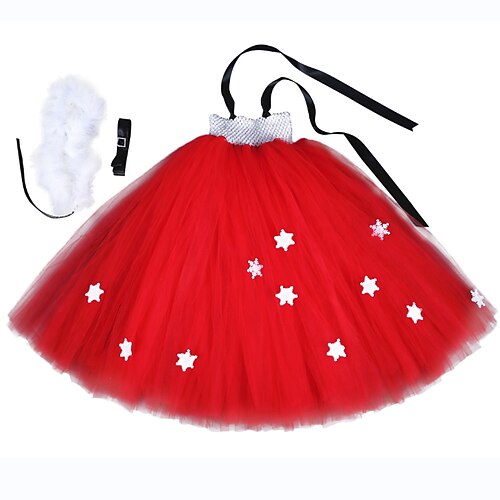 Toddler Girls' Christmas Party Dress Star Party Dress Dress Performance Crew Neck Sleeveless Active Dress 3-7 Years Winter Red
Toddler Girls' Christmas Party Dress Star Party Dress Dress Performance Crew Neck Sleeveless Active Dress 3-7 Years Winter Red