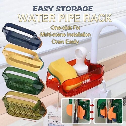 Water Pipe Rack,Easy Storage One-click Fix,Multi-scene Installation,Drain Easily
Water Pipe Rack,Easy Storage One-click Fix,Multi-scene Installation,Drain Easily