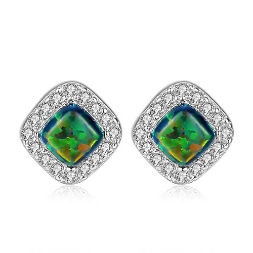 Dame Klar Blå Grøn Opal Stangøreringe Fine smykker geometrisk Kostbar Stilfuld Enkel S925 Sterling Sølv Øreringe Smykker Grøn / Blå / Hvid Til Fest Gave 1 Par
Dame Klar Blå Grøn Opal Stangøreringe Fine smykker geometrisk Kostbar Stilfuld Enkel S925 Sterling Sølv Øreringe Smykker Grøn / Blå / Hvid Til Fest Gave 1 Par