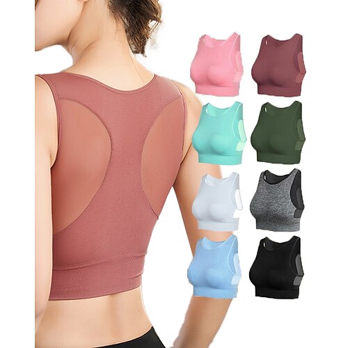 Mesh Spors Bra Back Gathered Quick-drying Shock-proof Plus Size Fitness Yoga Running Sports Underwear Summer
Mesh Spors Bra Back Gathered Quick-drying Shock-proof Plus Size Fitness Yoga Running Sports Underwear Summer