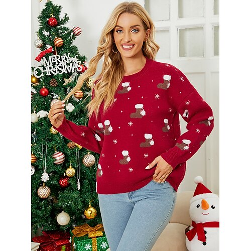 Christmas socks Masquerade Ugly Christmas Sweater / Sweatshirt Women's Christmas Christmas Masquerade Christmas Eve Adults Party Christmas 100% Acrylic Top
Christmas socks Masquerade Ugly Christmas Sweater / Sweatshirt Women's Christmas Christmas Masquerade Christmas Eve Adults Party Christmas 100% Acrylic Top