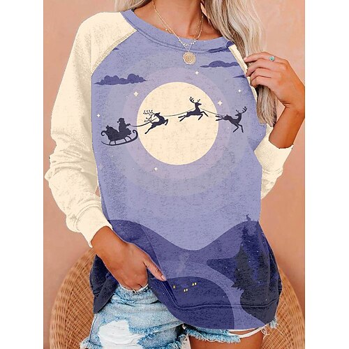 Santa Claus Reindeer Masquerade Hoodie Women's Christmas Christmas Carnival Masquerade Adults' Christmas Vacation Polyester Top
Santa Claus Reindeer Masquerade Hoodie Women's Christmas Christmas Carnival Masquerade Adults' Christmas Vacation Polyester Top