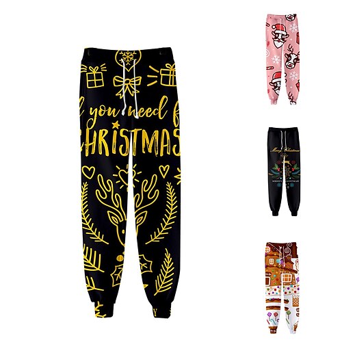 Men's Sweatpants Joggers Trousers Drawstring Elastic Waist 3D Print Animal Graphic Prints Christmas Comfort Sports Outdoor Casual Daily Streetwear Designer Black Pink Micro-elastic
Men's Sweatpants Joggers Trousers Drawstring Elastic Waist 3D Print Animal Graphic Prints Christmas Comfort Sports Outdoor Casual Daily Streetwear Designer Black Pink Micro-elastic