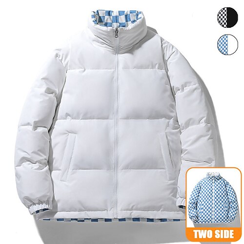 Men's Coat Warm Sports & Outdoor Zipper Plaid 3D Printed Graphic Standing Collar Fashion Jacket Outerwear Long Sleeve Pocket Fall & Winter
Men's Coat Warm Sports & Outdoor Zipper Plaid 3D Printed Graphic Standing Collar Fashion Jacket Outerwear Long Sleeve Pocket Fall & Winter