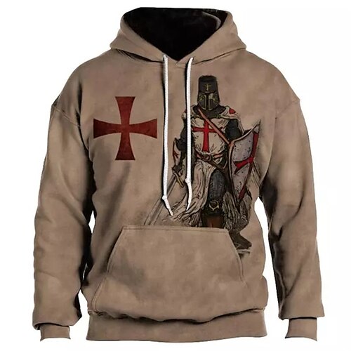 Men's Pullover Hoodie Sweatshirt Brown Hooded Graphic Prints Print Daily Sports 3D Print Basic Streetwear Designer Spring & Fall Clothing Apparel Knight Hoodies Sweatshirts
Men's Pullover Hoodie Sweatshirt Brown Hooded Graphic Prints Print Daily Sports 3D Print Basic Streetwear Designer Spring & Fall Clothing Apparel Knight Hoodies Sweatshirts
