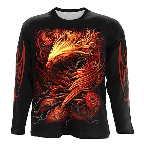 Men's T shirt Tee Animal Graphic Prints Crew Neck Orange 3D Print Outdoor Street Long Sleeve Print Clothing Apparel Basic Vintage Sports Designer
Men's T shirt Tee Animal Graphic Prints Crew Neck Orange 3D Print Outdoor Street Long Sleeve Print Clothing Apparel Basic Vintage Sports Designer