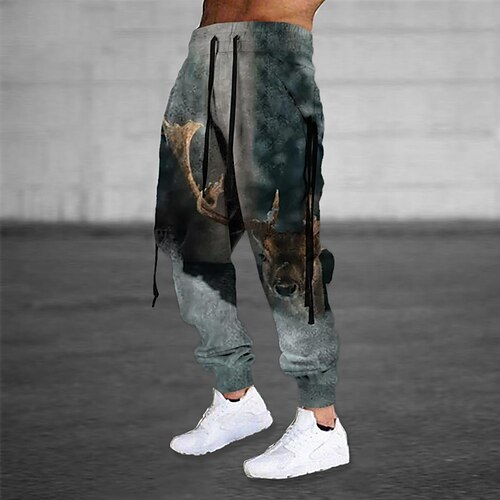 Men's Sweatpants Joggers Trousers Drawstring Elastic Waist 3D Print Graphic Prints Comfort Sports Outdoor Casual Daily Cotton Blend Streetwear Designer Green Brown Micro-elastic
Men's Sweatpants Joggers Trousers Drawstring Elastic Waist 3D Print Graphic Prints Comfort Sports Outdoor Casual Daily Cotton Blend Streetwear Designer Green Brown Micro-elastic