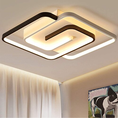 LED Ceiling Light Black Square Remote Control 19.5"" Black Square Ceiling Lamp Dimmable Living Room Lamp Modern Kitchen Corridor Bedroom
LED Ceiling Light Black Square Remote Control 19.5"" Black Square Ceiling Lamp Dimmable Living Room Lamp Modern Kitchen Corridor Bedroom