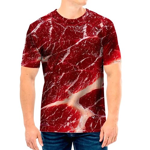 Men's T shirt Tee Food Graphic Prints Crew Neck Black Red 3D Print Outdoor Street Short Sleeve Print Clothing Apparel Sports Designer Casual
Men's T shirt Tee Food Graphic Prints Crew Neck Black Red 3D Print Outdoor Street Short Sleeve Print Clothing Apparel Sports Designer Casual