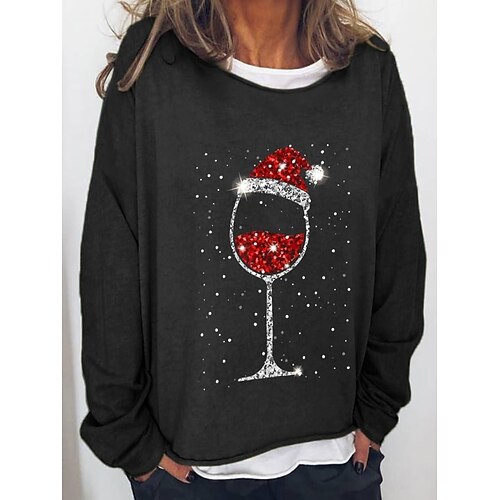 Women's Sweatshirt Pullover Streetwear Black Blue Graphic Christmas Round Neck Long Sleeve S M L XL 2XL 3XL
Women's Sweatshirt Pullover Streetwear Black Blue Graphic Christmas Round Neck Long Sleeve S M L XL 2XL 3XL