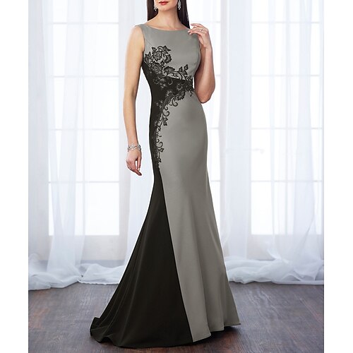 A sirena Vestiti da sera Monocolore Vestito Formale Strascico a terra Senza maniche Con decorazione gioiello Tessuto elasticizzato con Con applique 2023
A sirena Vestiti da sera Monocolore Vestito Formale Strascico a terra Senza maniche Con decorazione gioiello Tessuto elasticizzato con Con applique 2023