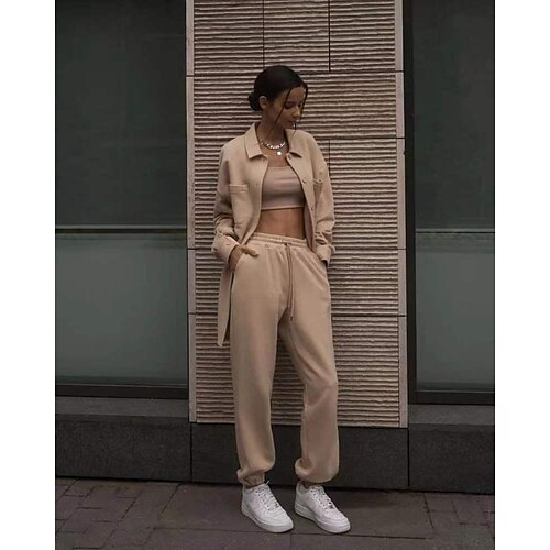Women's Blouse T shirt Tee Sweatpants Basic Blue khaki Outdoor Daily Wear Solid Color S M L XL
Women's Blouse T shirt Tee Sweatpants Basic Blue khaki Outdoor Daily Wear Solid Color S M L XL