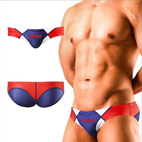 Men's Basic Panties Briefs Swim Briefs 1 PC Underwear Fashion Simple Comfort Print Color Block Letter Mid Waist Touch of Sensation Comfort Blue Yellow Red M L XL
Men's Basic Panties Briefs Swim Briefs 1 PC Underwear Fashion Simple Comfort Print Color Block Letter Mid Waist Touch of Sensation Comfort Blue Yellow Red M L XL