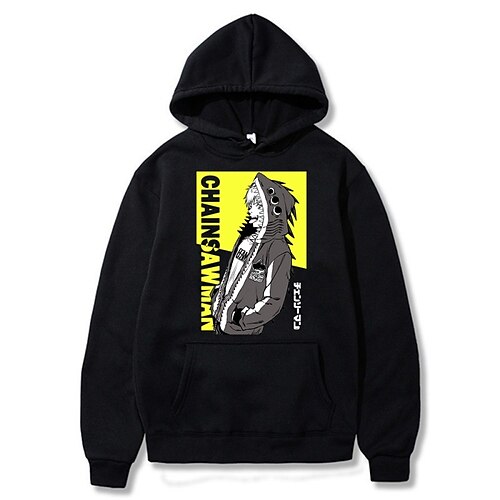 Inspired by Chainsaw Man Denji Hoodie Cartoon Manga Anime Front Pocket Graphic Hoodie For Men's Women's Unisex Adults' Hot Stamping 100% Polyester
Inspired by Chainsaw Man Denji Hoodie Cartoon Manga Anime Front Pocket Graphic Hoodie For Men's Women's Unisex Adults' Hot Stamping 100% Polyester