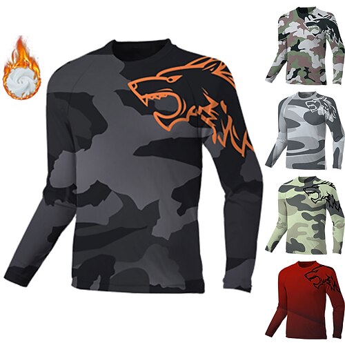 Men's Downhill Jersey Long Sleeve Winter Forest Green Black Green Wolf Camo / Camouflage Bike Thermal Warm Fleece Lining Breathable Fleece Spandex Sports Wolf Camo / Camouflage Clothing Apparel
Men's Downhill Jersey Long Sleeve Winter Forest Green Black Green Wolf Camo / Camouflage Bike Thermal Warm Fleece Lining Breathable Fleece Spandex Sports Wolf Camo / Camouflage Clothing Apparel