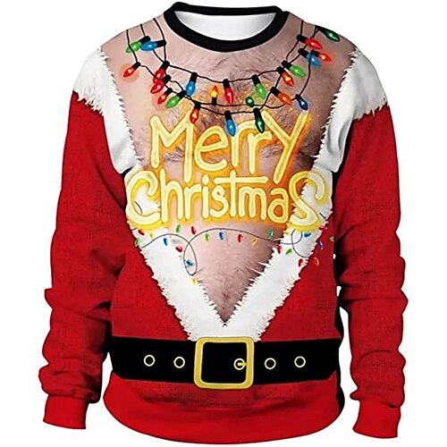 Men's Sweatshirt Pullover Green Red Crew Neck Santa Claus Graphic Prints Print Christmas Daily Sports 3D Print Basic Streetwear Designer Spring & Fall Clothing Apparel Hoodies Sweatshirts Long
Men's Sweatshirt Pullover Green Red Crew Neck Santa Claus Graphic Prints Print Christmas Daily Sports 3D Print Basic Streetwear Designer Spring & Fall Clothing Apparel Hoodies Sweatshirts Long