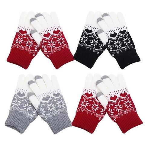 Men's Women's Touchscreen Gloves Warm Winter Gloves Outdoor Daily Holiday Solid / Plain Color Polyester Simple Casual Classic Warm 1 Pair
Men's Women's Touchscreen Gloves Warm Winter Gloves Outdoor Daily Holiday Solid / Plain Color Polyester Simple Casual Classic Warm 1 Pair