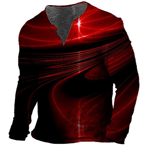 Men's Henley Shirt T shirt Tee Tee Graphic Linear Henley Green Blue Purple Dark Gray Red 3D Print Outdoor Daily Long Sleeve Button-Down Print Clothing Apparel Basic Designer Classic Comfortable
Men's Henley Shirt T shirt Tee Tee Graphic Linear Henley Green Blue Purple Dark Gray Red 3D Print Outdoor Daily Long Sleeve Button-Down Print Clothing Apparel Basic Designer Classic Comfortable