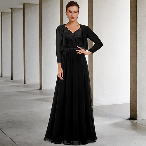 Spezzato Linea-A Abito da cerimonia per signora Taglia forte Elegante A V Lungo Chiffon Di pizzo Senza maniche Stola inclusa con Fascia / fiocco in vita A pieghe Con applique 2023
Spezzato Linea-A Abito da cerimonia per signora Taglia forte Elegante A V Lungo Chiffon Di pizzo Senza maniche Stola inclusa con Fascia / fiocco in vita A pieghe Con applique 2023