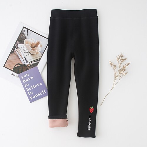 Toddler Girls' Fleece Lined Leggings Solid Color Active Outdoor 7-13 Years Winter Black Pink Dark Gray
Toddler Girls' Fleece Lined Leggings Solid Color Active Outdoor 7-13 Years Winter Black Pink Dark Gray