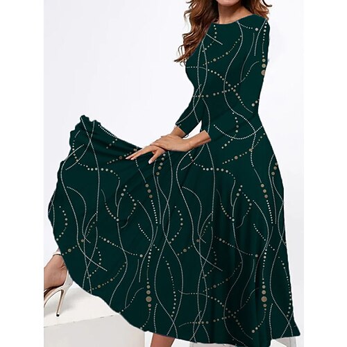 Women's Casual Dress Swing Dress Midi Dress Green Long Sleeve Ombre Pocket Winter Fall Spring Crew Neck Fashion Daily Weekend 2022 S M L XL XXL 3XL
Women's Casual Dress Swing Dress Midi Dress Green Long Sleeve Ombre Pocket Winter Fall Spring Crew Neck Fashion Daily Weekend 2022 S M L XL XXL 3XL