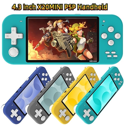 

Newest 4.3 inch Handheld Portable Game Console with IPS screen 8GB 2500 free games for super nintendo dendy nes games child